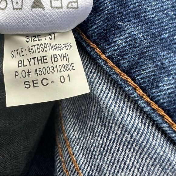 JOES Blythe Cut Off Jeans Women’s Size 31 Raw Fray Hem Distressed Dark Wash - Picture 6 of 10